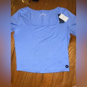 Hollister long sleeve crop top